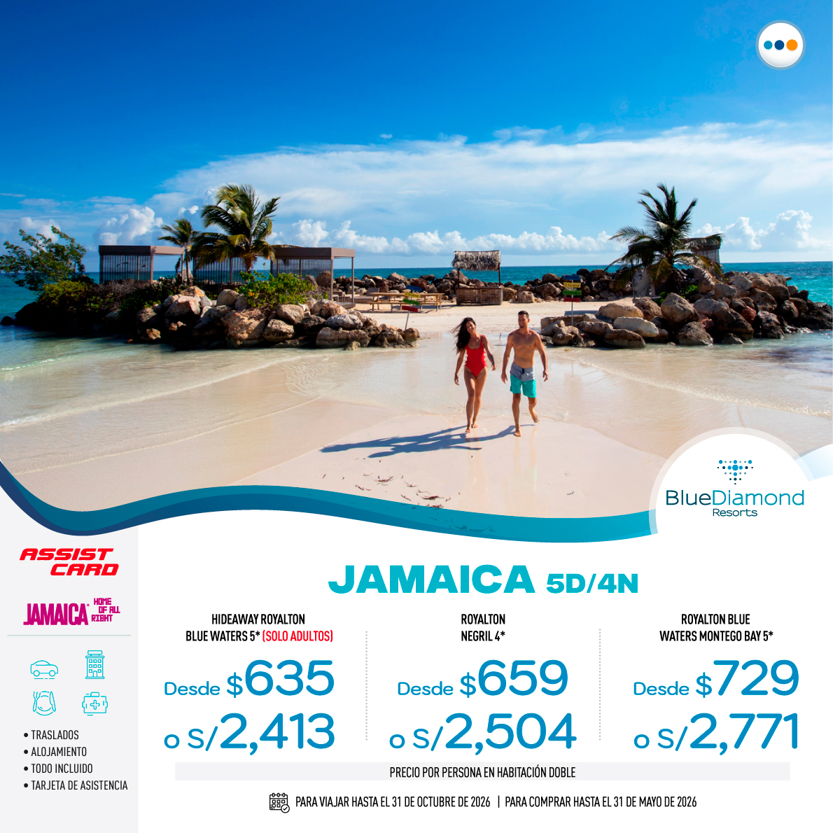 BLUE-DIAMOND-JAMAICA-SERVICIOS_01 Jamaica – Blue Diamond - Imagen 1