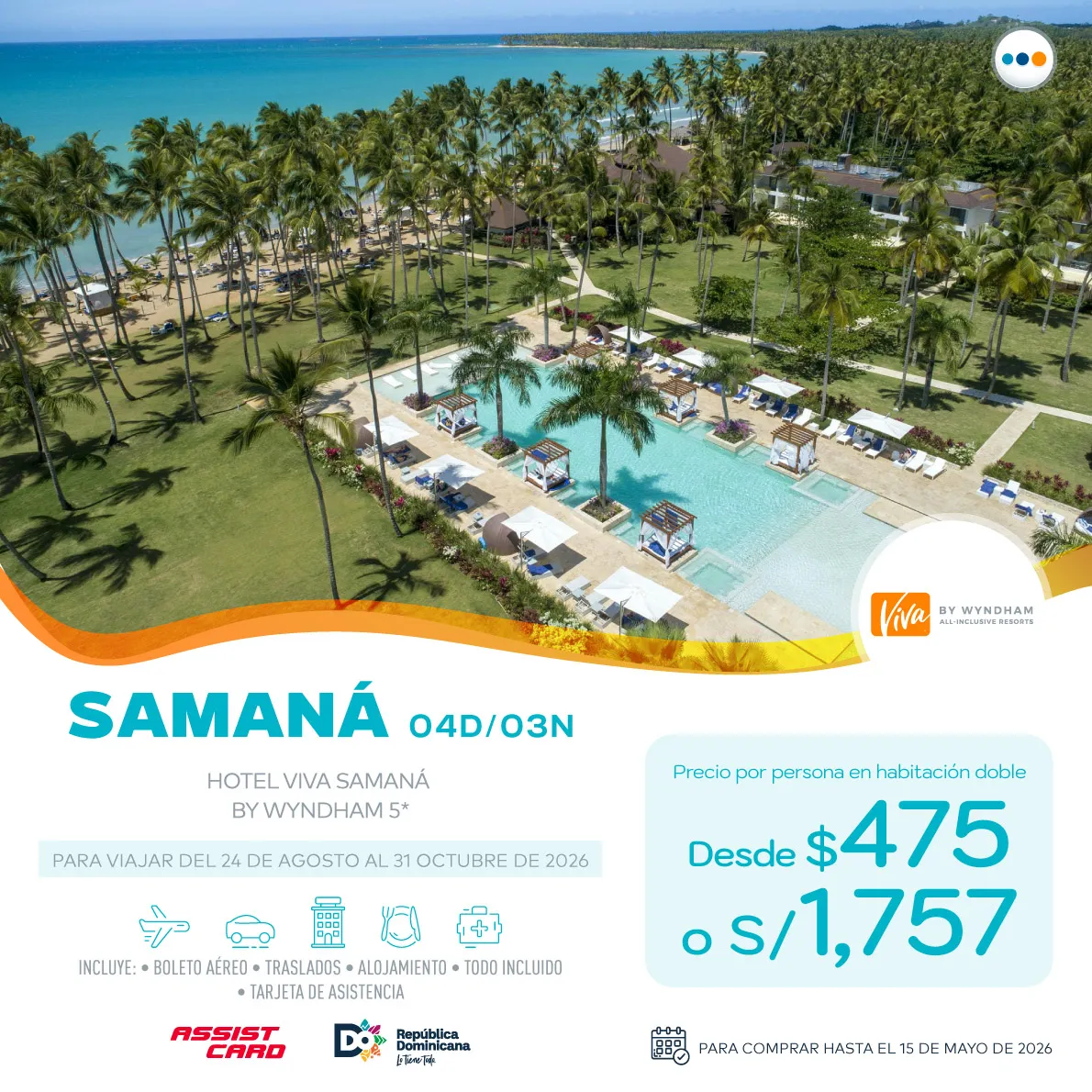 SAMANA-VIVA-WYNDHAN-SERVICIOS Samaná – Viva - Imagen 1