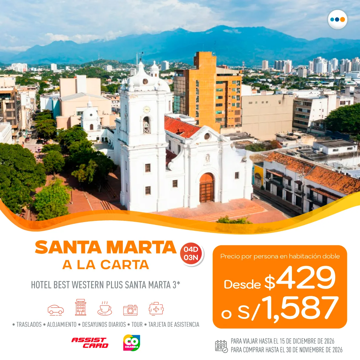 SANTA-MARTA-A-LA-CARTA-01 Santa Marta a la carta - Imagen 1