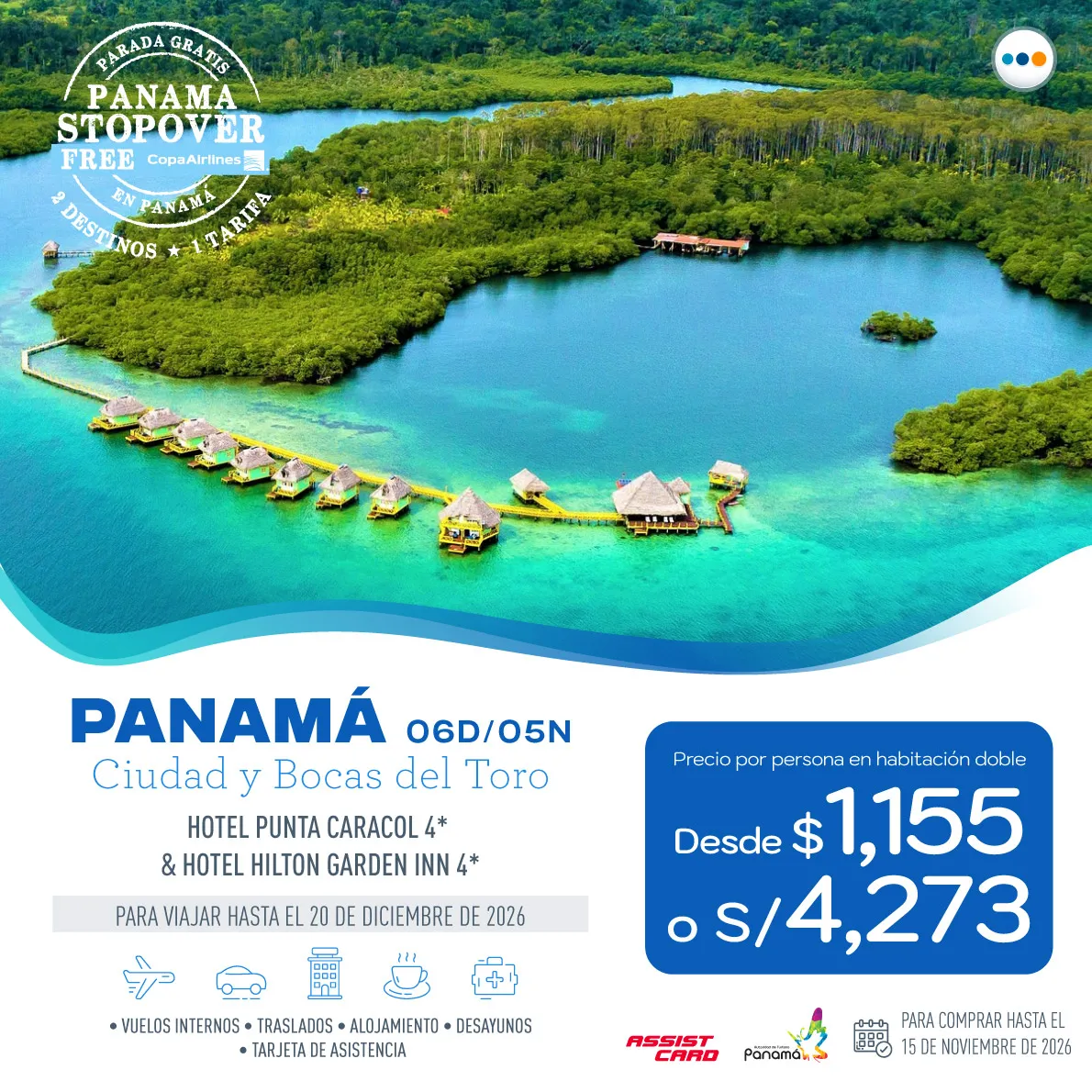 over-07 Panamá - Ciudad y Bocas del Toro - Imagen 1