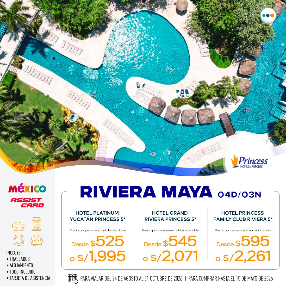 RIVIERA-MAYA-PRINCESS-SERVICIOS-01 Riviera Maya - Princess - Imagen 1