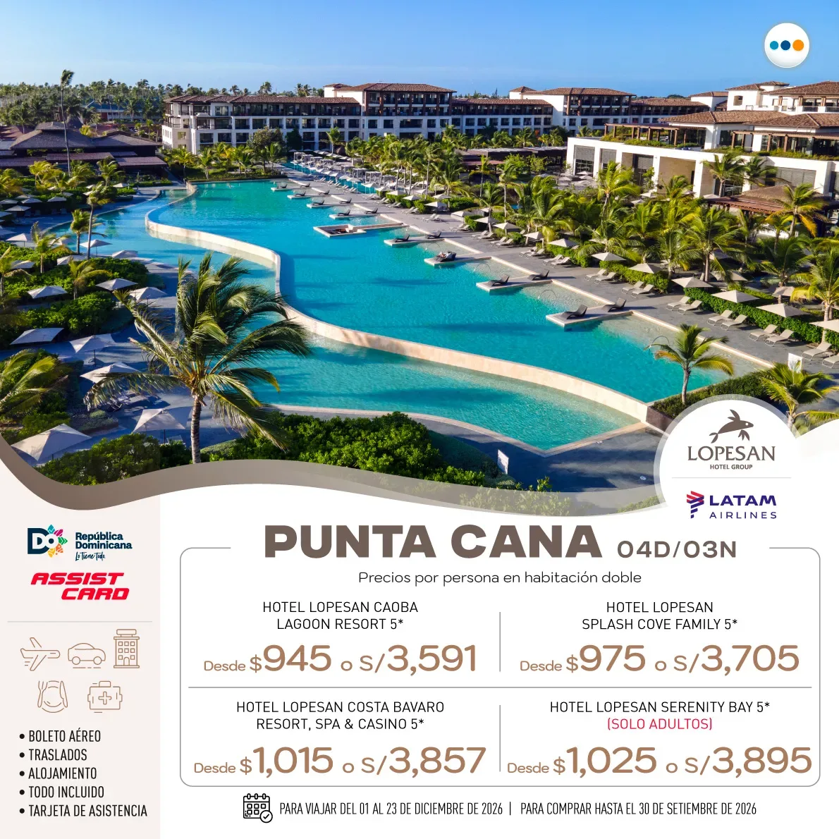 LOPESAN-PUNTA-CANA-AEREO Punta Cana - Lopesan - Imagen 1
