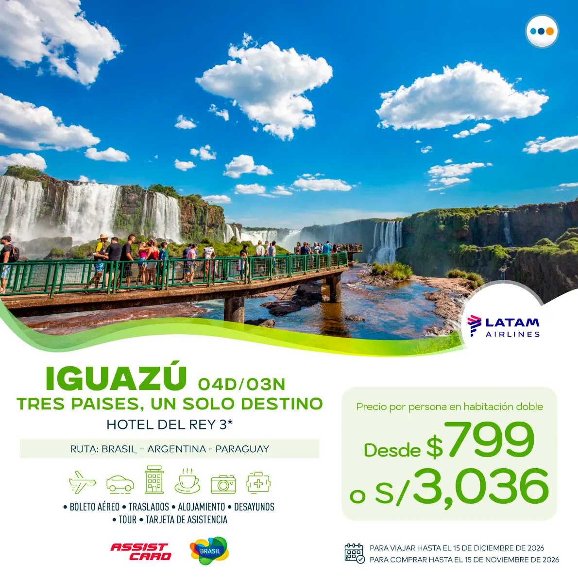 IGUAZÚ-AEREO_02 Tres paises un solo destino - Imagen 1