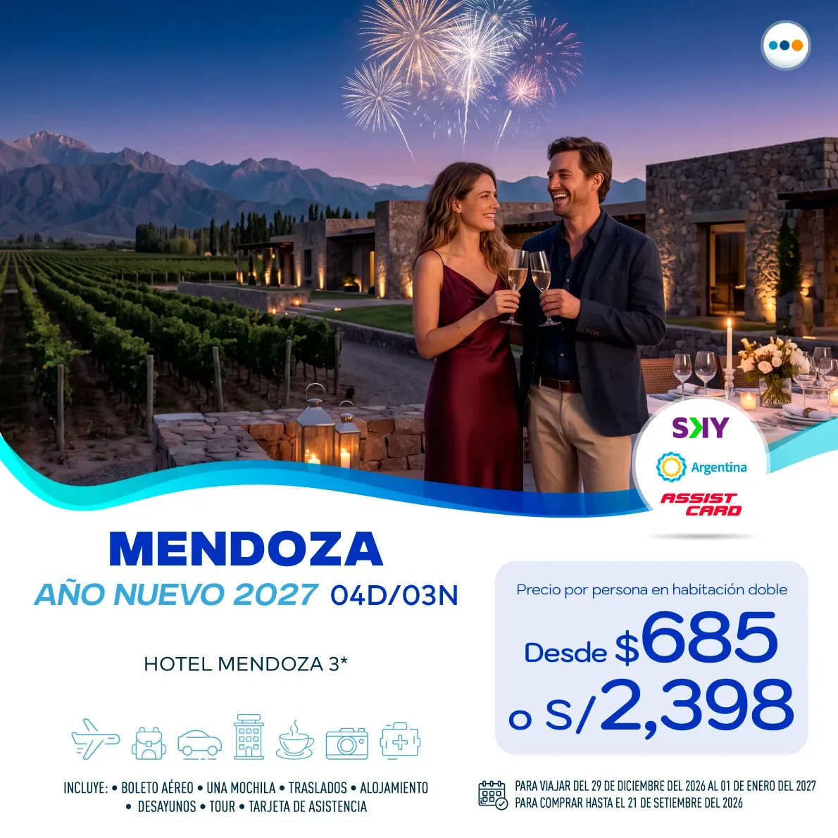 MENDOZA-AÑO-NUEVO Mendoza - Año Nuevo 2027 - Imagen 1