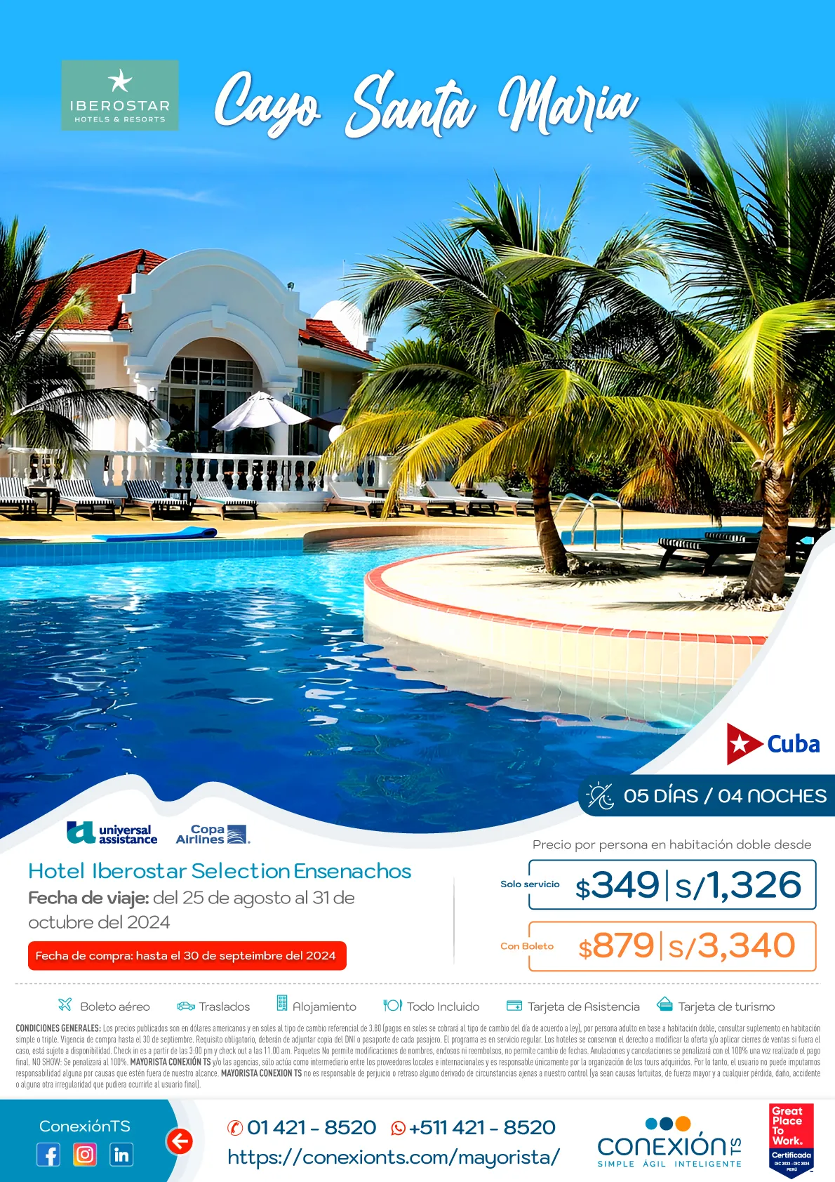 Cayo Santa María - Iberostar - ConexiónTS